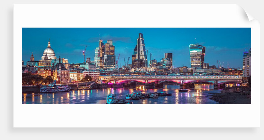 Blackfriars Bridge in London by Assaf Frank